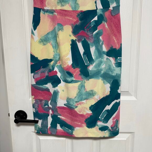 Apt.9 New Women's Abstract Sleeveless Sheath Dress Size 8 - Picture 4 of 14